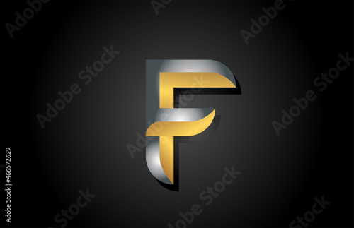 F alphabet letter logo icon. Creative design for company and business