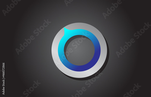 O alphabet letter logo icon. Creative design for company and business