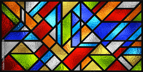 Wallpaper Mural Stained glass window