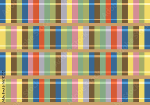 Fondo de estantería con libros de una librería. 