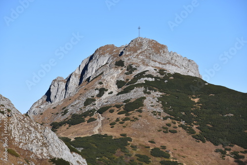 Giewont, Tatry, góry, Park Narodowy, krajobraz, 