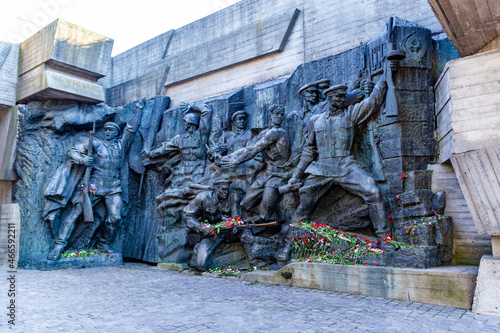 Kyiv, Ukraine - August 19 2020: Monument to the soldiers of the second world war