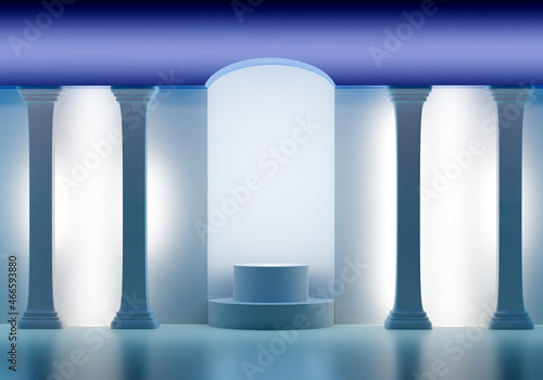 Stand for podium. Architect...
