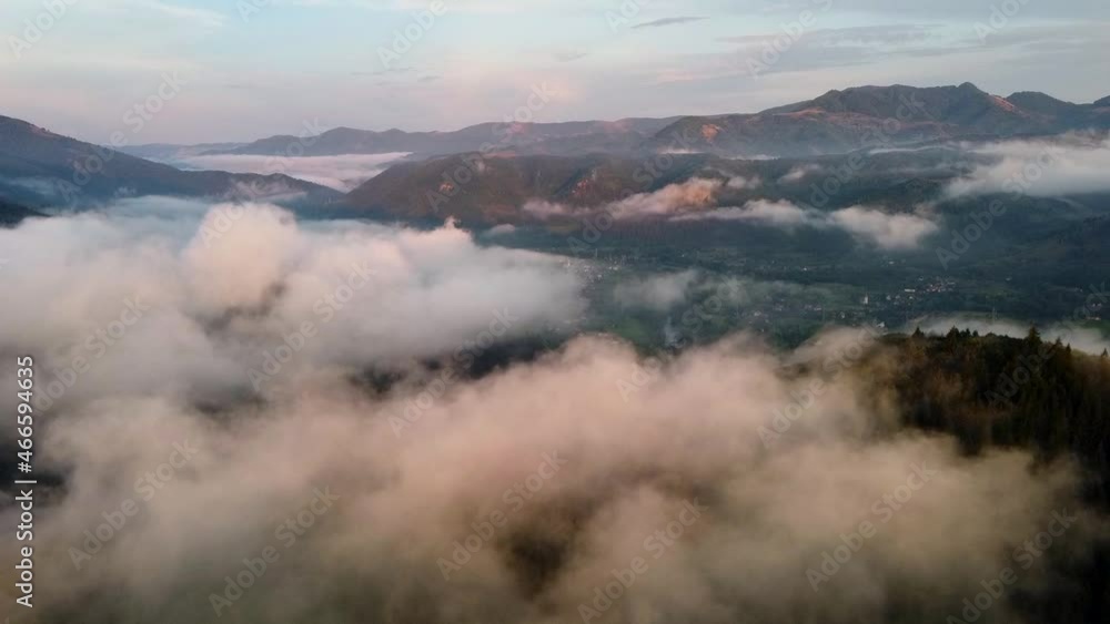 fog over the mountains fog over the mountains