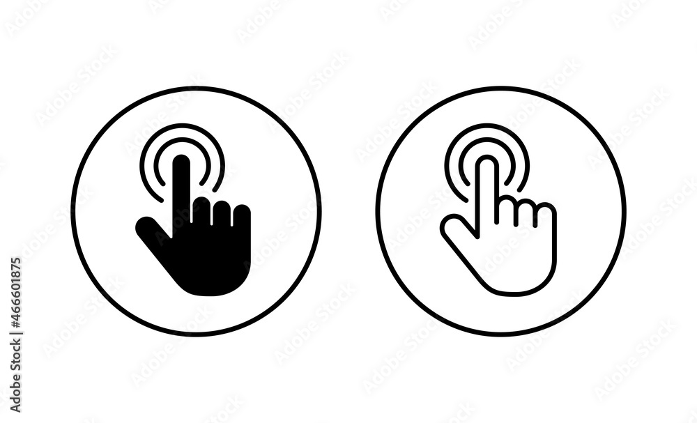 Hand cursor icons set. cursor sign and symbol. hand cursor icon clik Hand cursor icons set. cursor sign and symbol. hand cursor icon clik