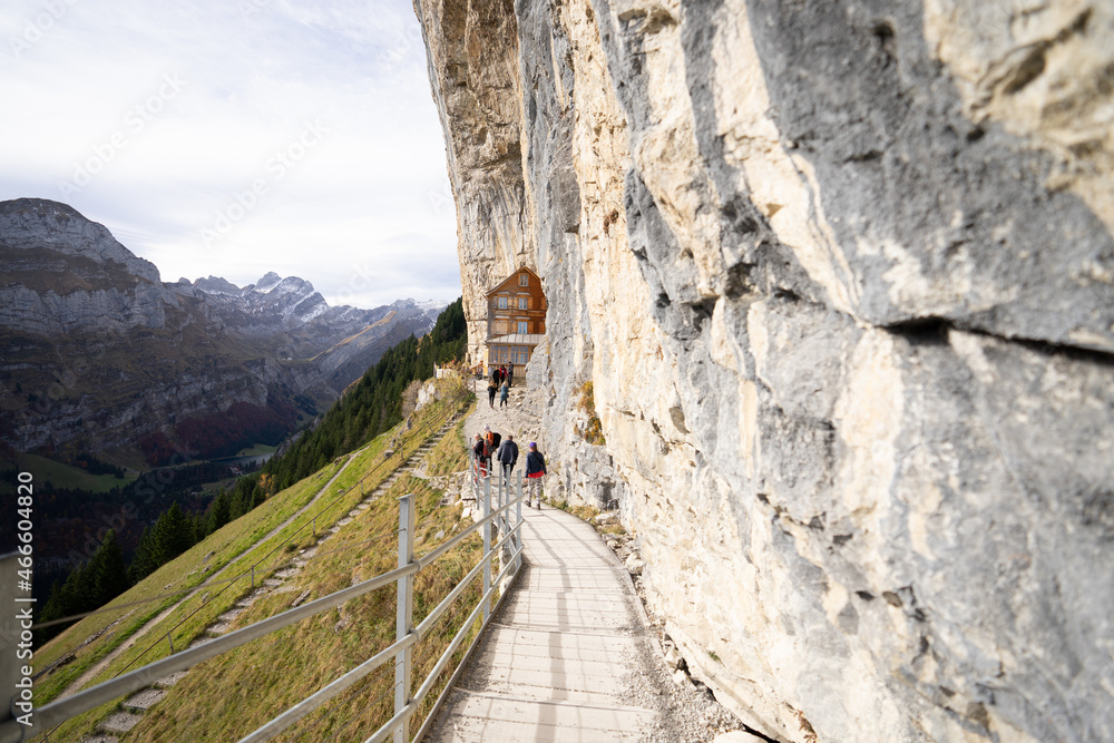 Ebeanalp, Seealpsee, Wildkirchli are the sun terrace of the alpstein. Mountainfuls of climbing routes. It is also the ideal starting point for hiking into the impressive, amazing Alpstein region