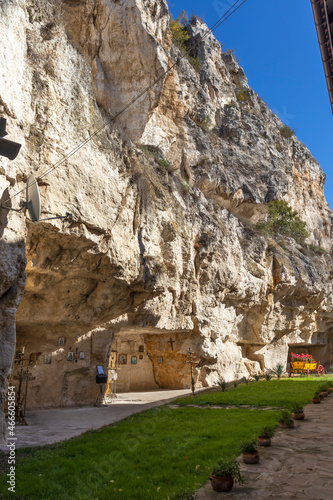 Medieval Basarbovo Rock Monastery, Bulgaria photo