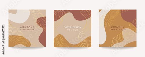 Gold glitter abstract geometric vector background. Trendy minimal modern set. Social media design can be used for poster, cover, card, brochure, banner etc.