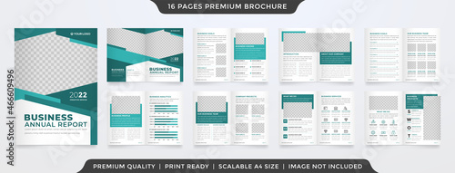 business bifold brochure template with a4 layout and minimalist style use for corporate presentation and proposal