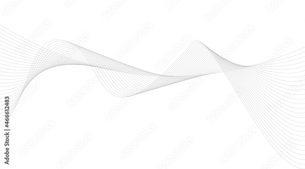 Background lines wave abstract. Abstract wave elements for design. Digital frequency track equalizer. Stylish line art background. Vector illustration. Waves with lines created using the blend tool. C Background lines wave abstract. Abstract wave elements for design. Digital frequency track equalizer. Stylish line art background. Vector illustration. Waves with lines created using the blend tool. C