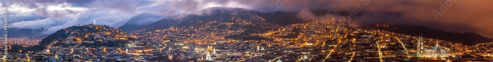 Quito at night