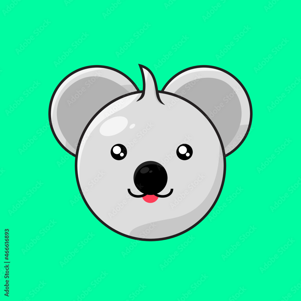 cute koala illustration cartoon vector editable for icon or decoration cute koala illustration cartoon vector editable for icon or decoration