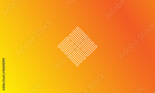 vector graphic illustration logo design for abstract mark, combination letter SSS in a square shape and with simple line art style.