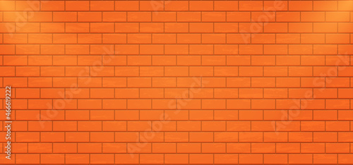 Orange brick wall texture background with HD quality