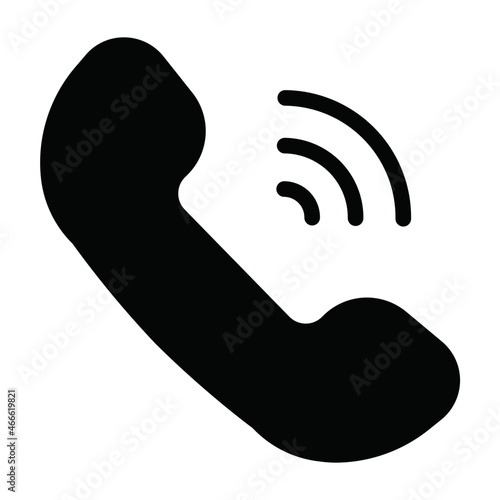 Phone Call glyph icon