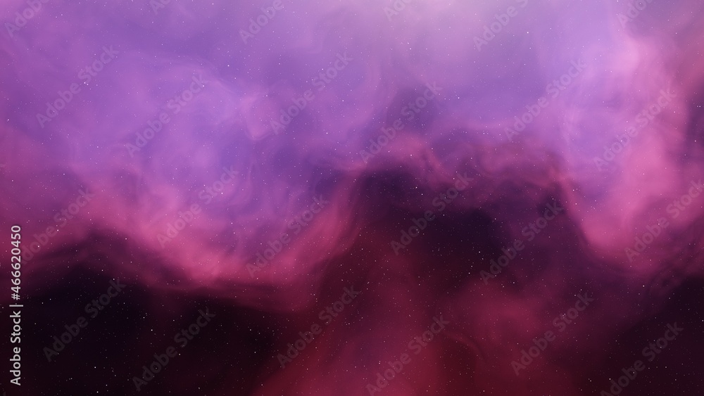 Deep outer space with stars and nebula 3d illustration Deep outer space with stars and nebula 3d illustration