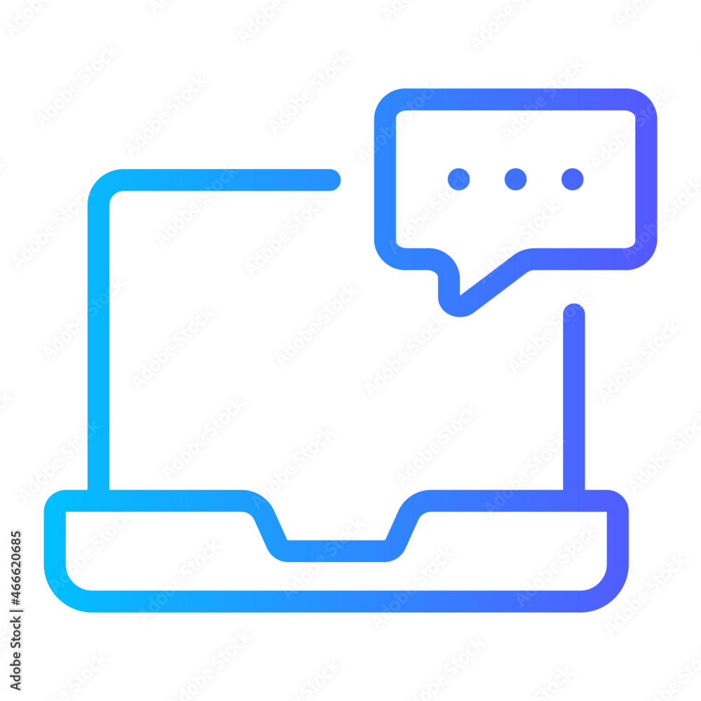 Chat gradient icon Chat gradient icon