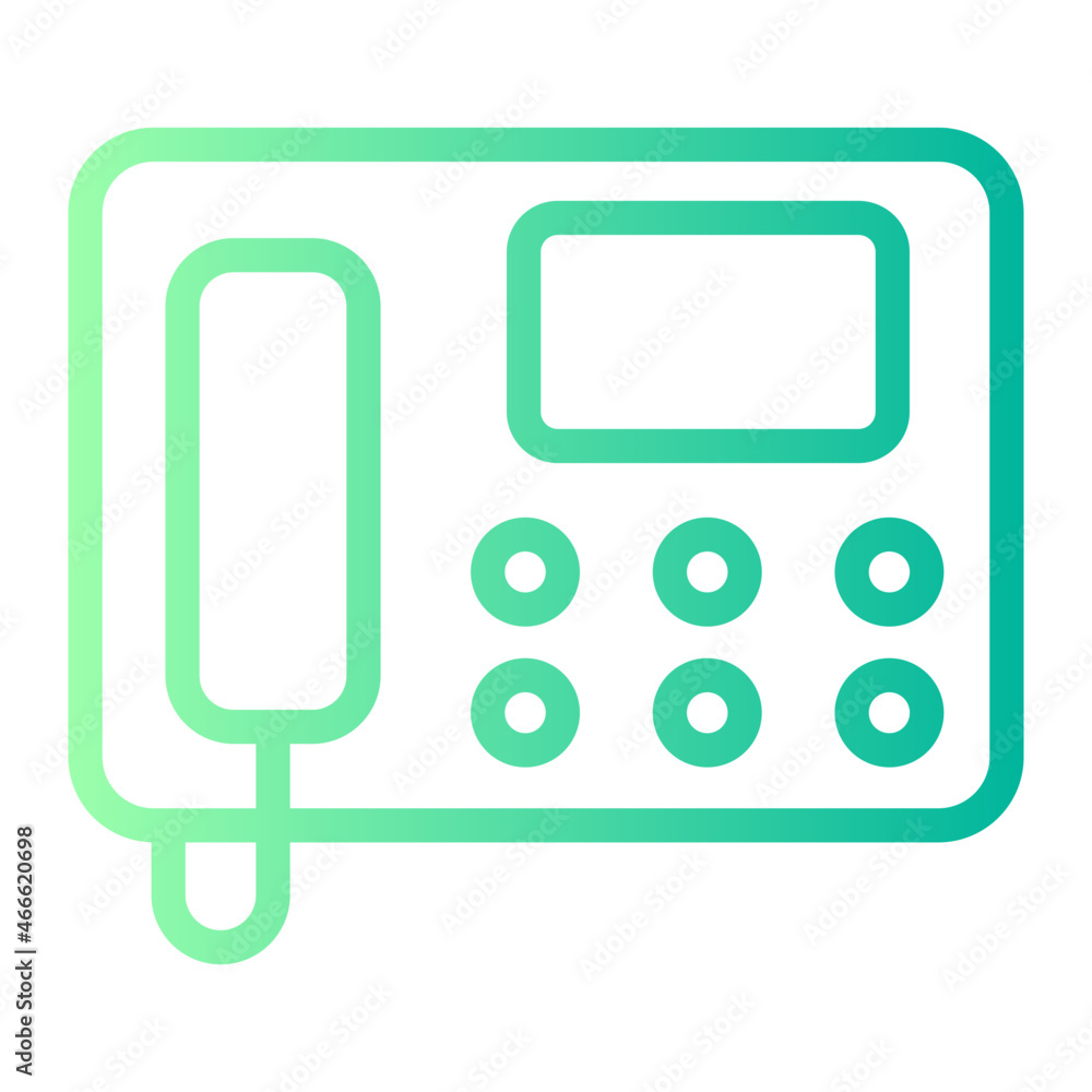 House phone gradient icon House phone gradient icon