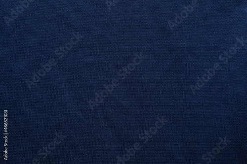 Blue background, Close up texture of blue fabric or jersey pattern use for web design and wallpaper background 