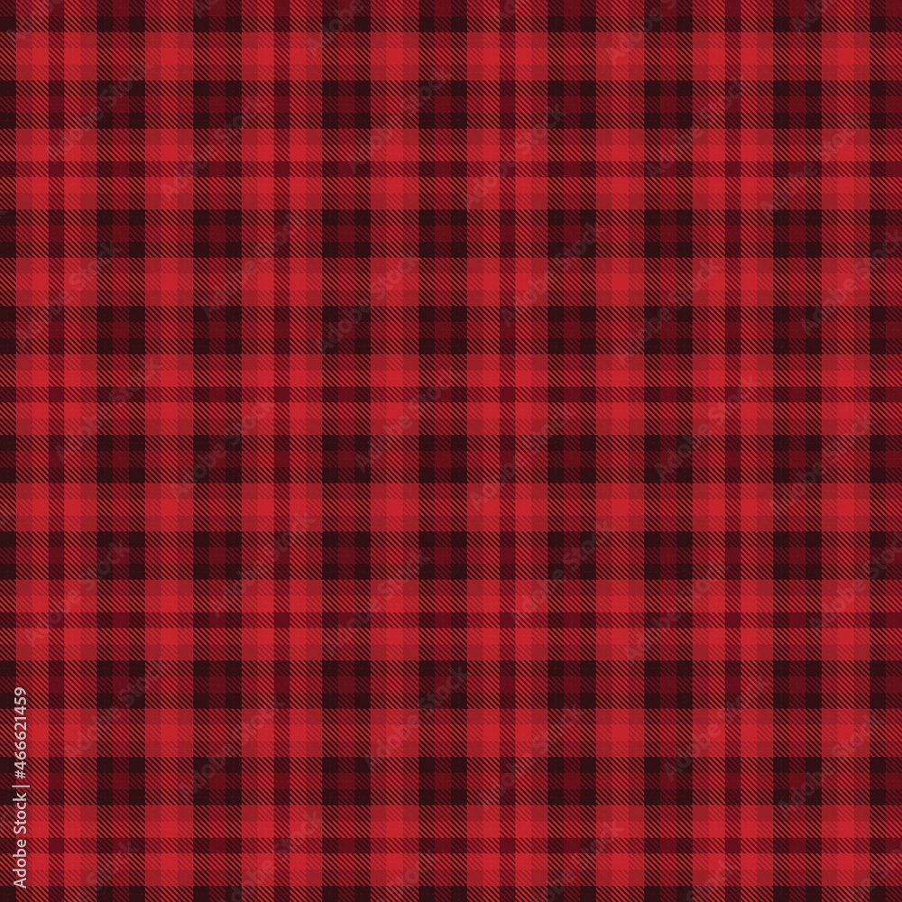 Red Ombre Plaid textured Seamless Pattern