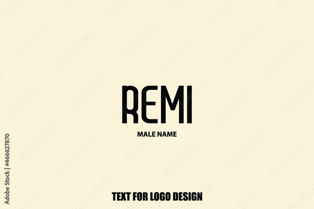 Obraz premium Bold Typography Text Sign of Baby Boy Name 