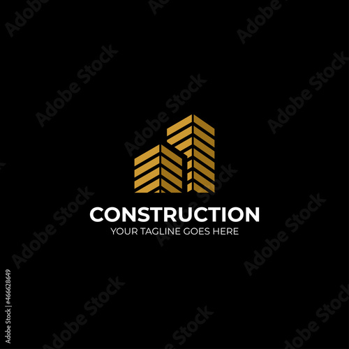 construction real estate logo