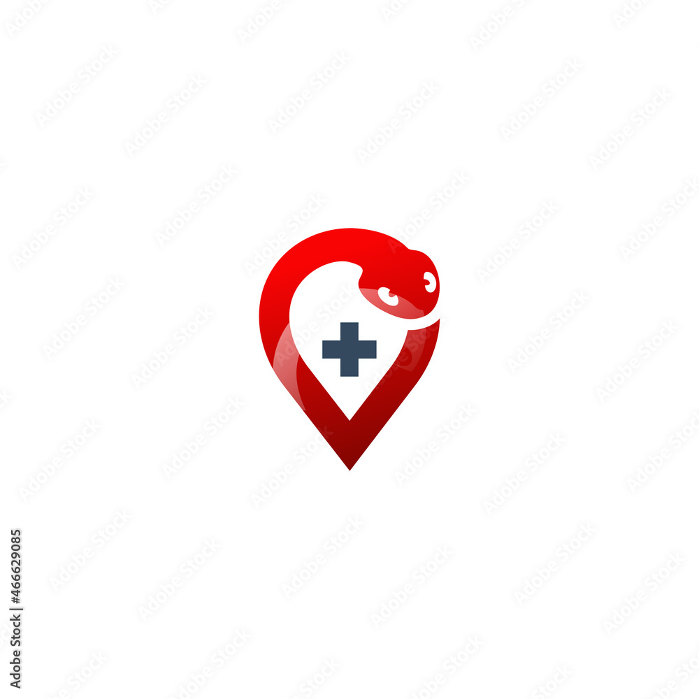 Illustration vector graphic template of pin logo Illustration vector graphic template of pin logo