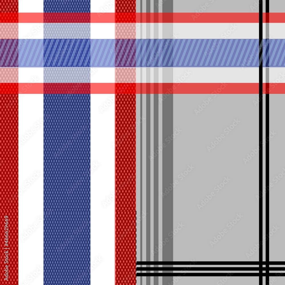 Thailand flag pattern fabric, clothes, background and wallpaper Thailand flag pattern fabric, clothes, background and wallpaper