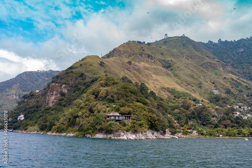 lake and mountains