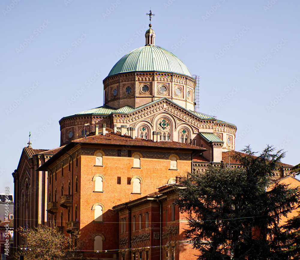 Church of the Sacred Heart of Jesus (Chiesa del Sacro Cuore) in Bologna. Italy