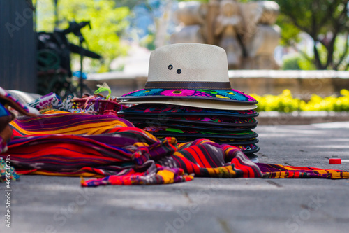 Colorful hat souvenir antigua guatemala