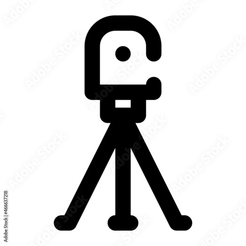 theodolite for construction icon lineal
