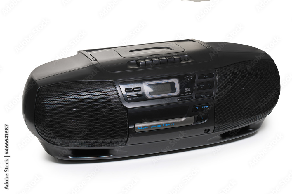 Obraz premium audio tape recorder closeup