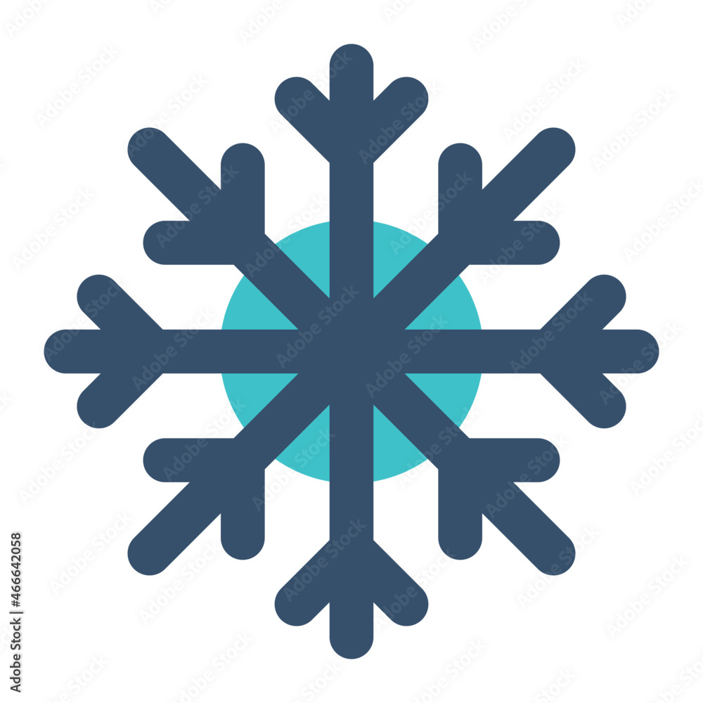 snowflake for weather icon lineal snowflake for weather icon lineal