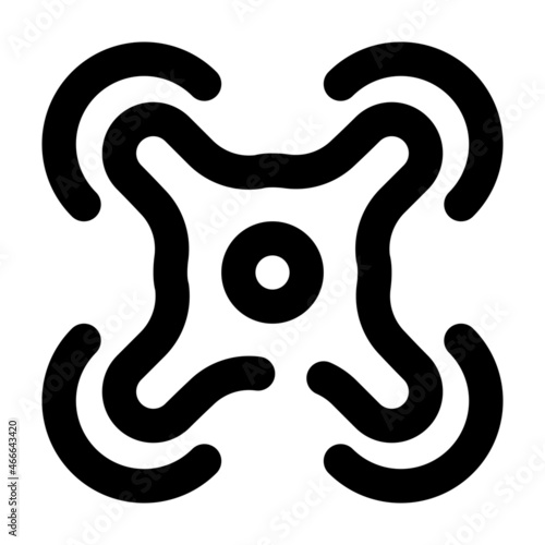 drone for electronic icon lineal