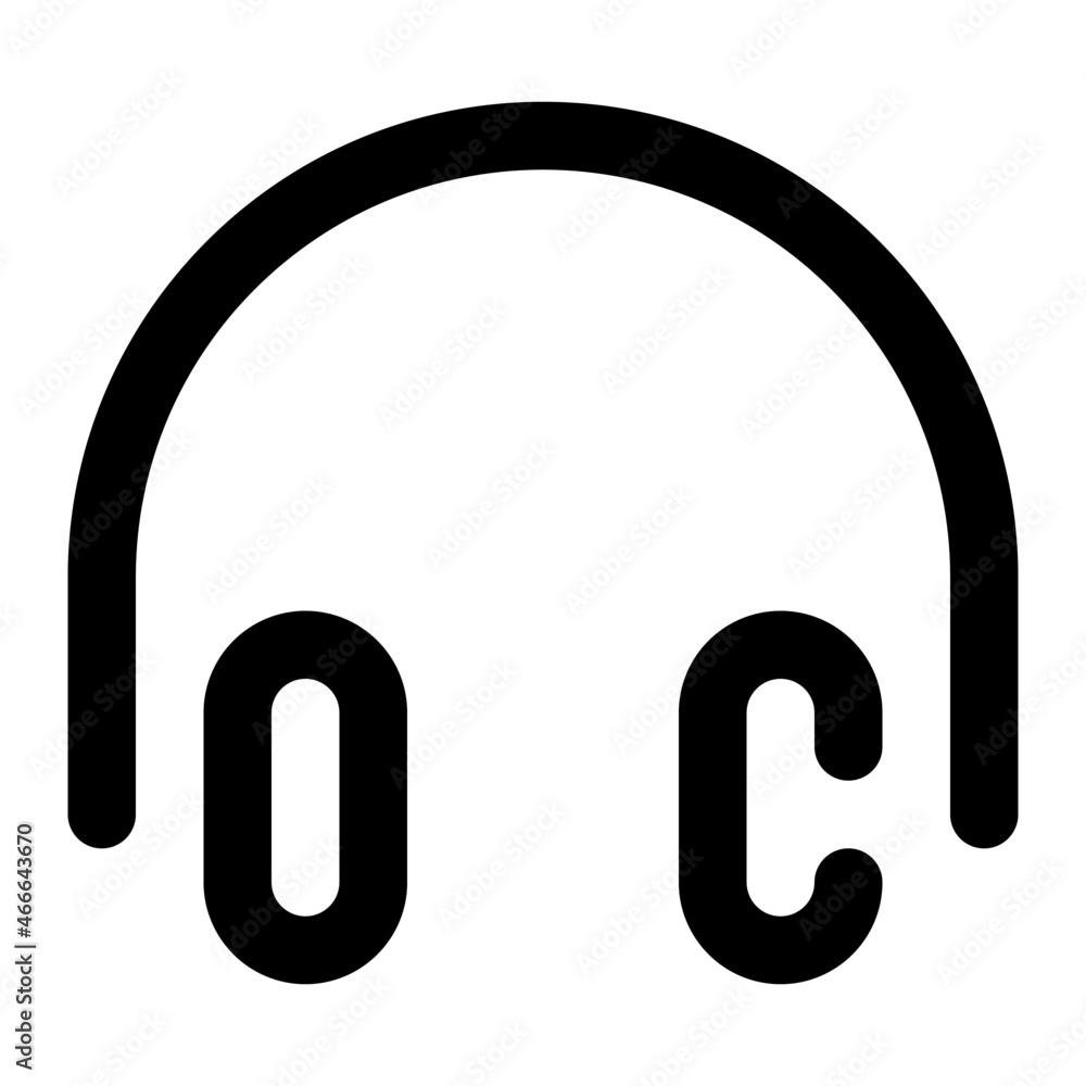 headphone for electronic icon lineal headphone for electronic icon lineal