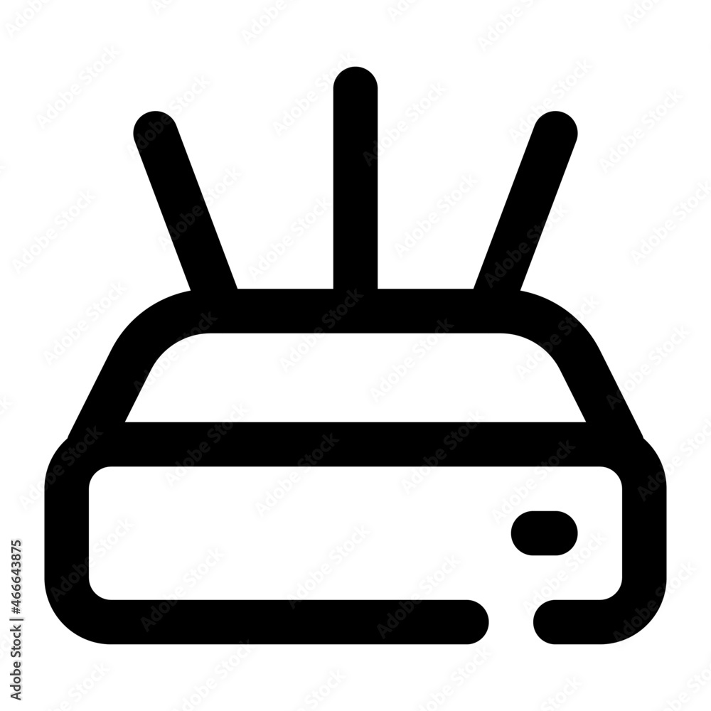 modem for electronic icon lineal modem for electronic icon lineal