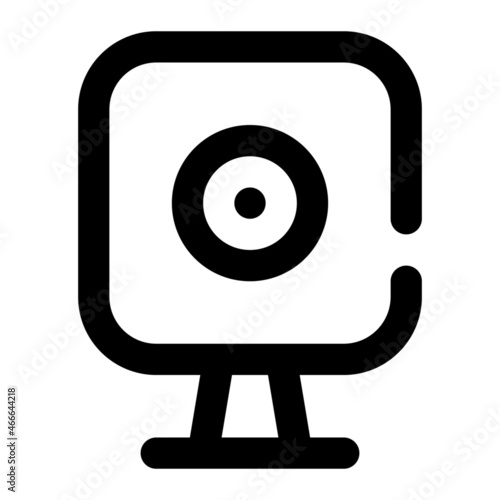 webcam for electronic icon lineal