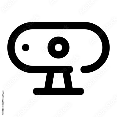 webcam for electronic icon lineal