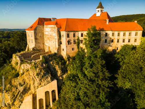 Medieval Borl Castle in Slovenia. Gestapo Prison During the World War Two