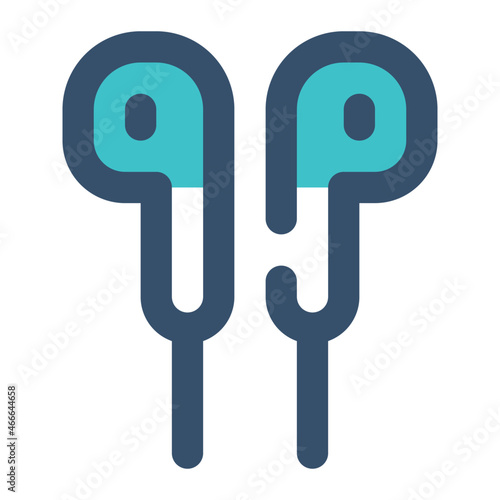 earphone for electronic icon lineal