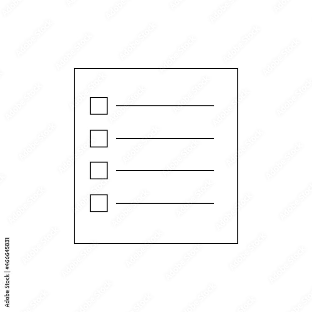 Paper icon design. Form or contract icon. Paper icon design. Form or contract icon.