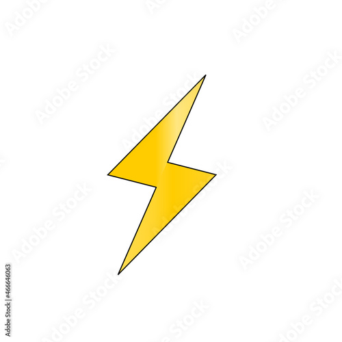 Free Download Lightning bolt icon. Lightning bolt vector or clipart. - GFXLoad