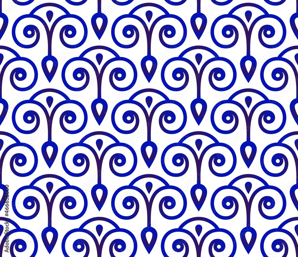 Cute ceramic pattern vector Cute ceramic pattern vector