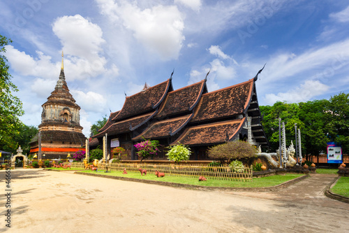 Wat Lok Moli is a beautiful old temple in Chiang Mai  Chiang Mai Province