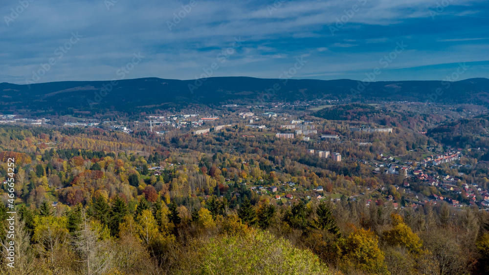 Herbstspaziergang rund um die Wartburg Stadt Eisenach am Rand des Thüringer Wald - Thüringen