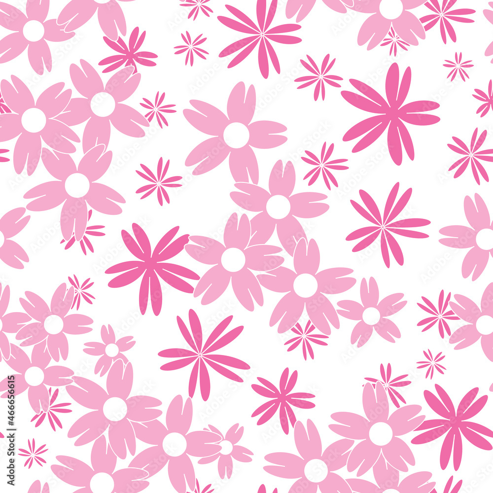 Vector white background white pink cherry tree flowers and cherry blossom sakura flowers. Seamless pattern background Vector white background white pink cherry tree flowers and cherry blossom sakura flowers. Seamless pattern background