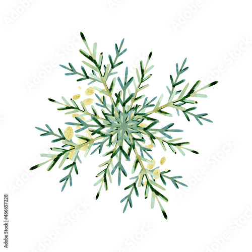 Hand drawn bohemian snowflake illustartion Holiday symbol in modern style isolated. Winter elements for storis decoration  postcard  banner  christmas card. 2022 happy new year