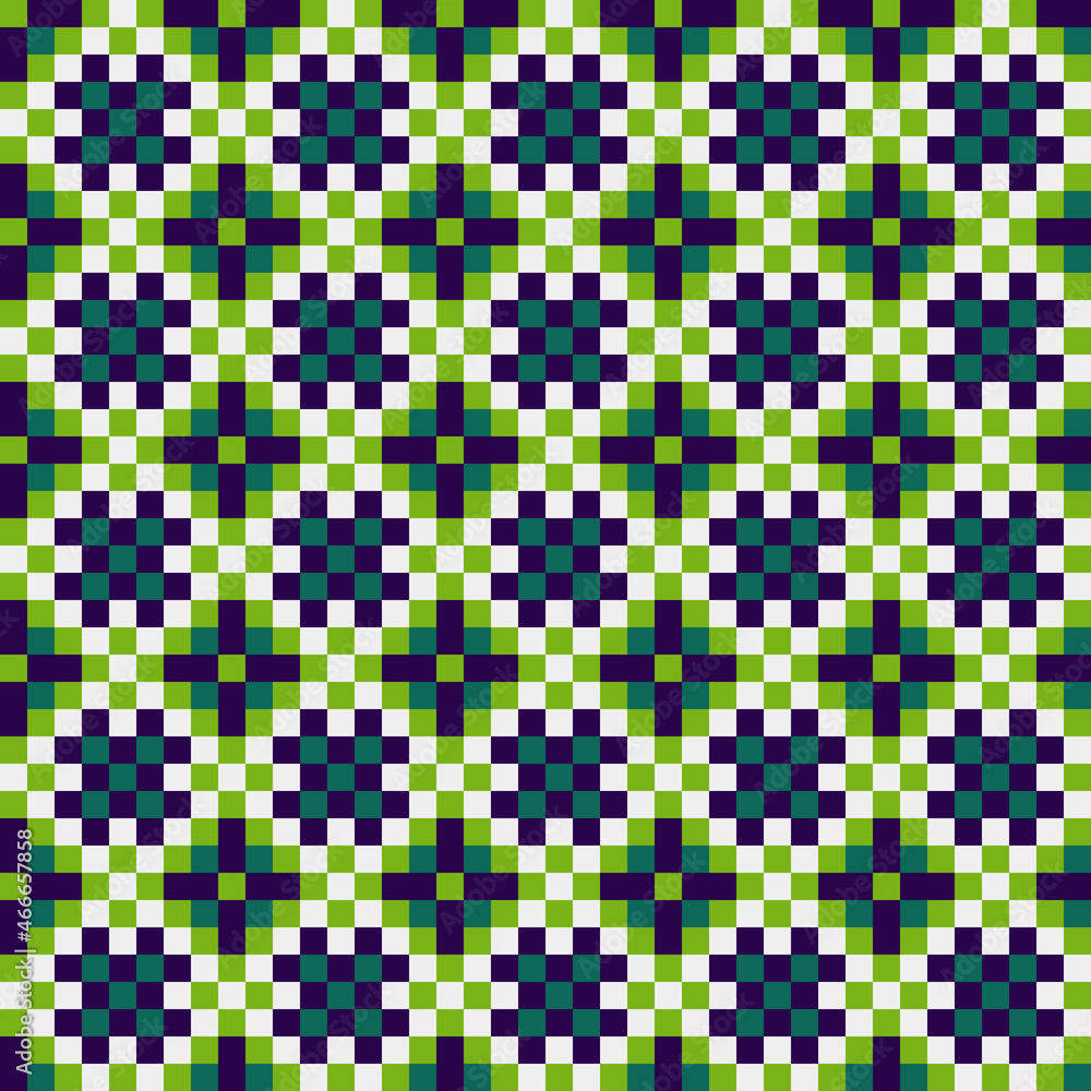 Fototapeta premium Abstract Cross Pattern generative computational art illustration