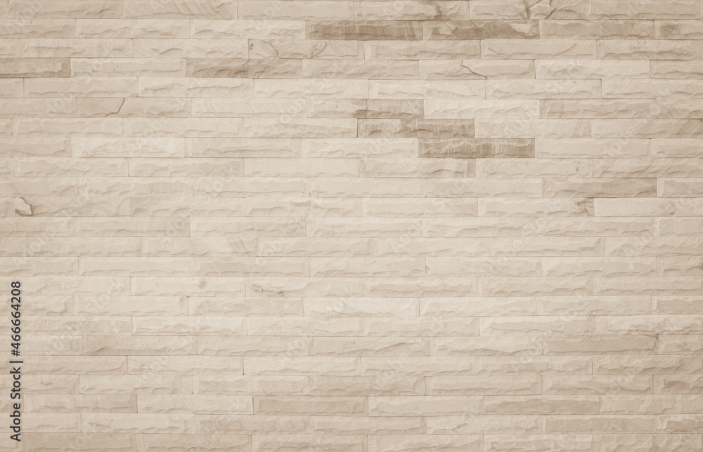 Empty background of wide cream brick wall texture. Beige old brown brick wall concrete or stone textured wallpaper backdrop. Empty background of wide cream brick wall texture. Beige old brown brick wall concrete or stone textured wallpaper backdrop.